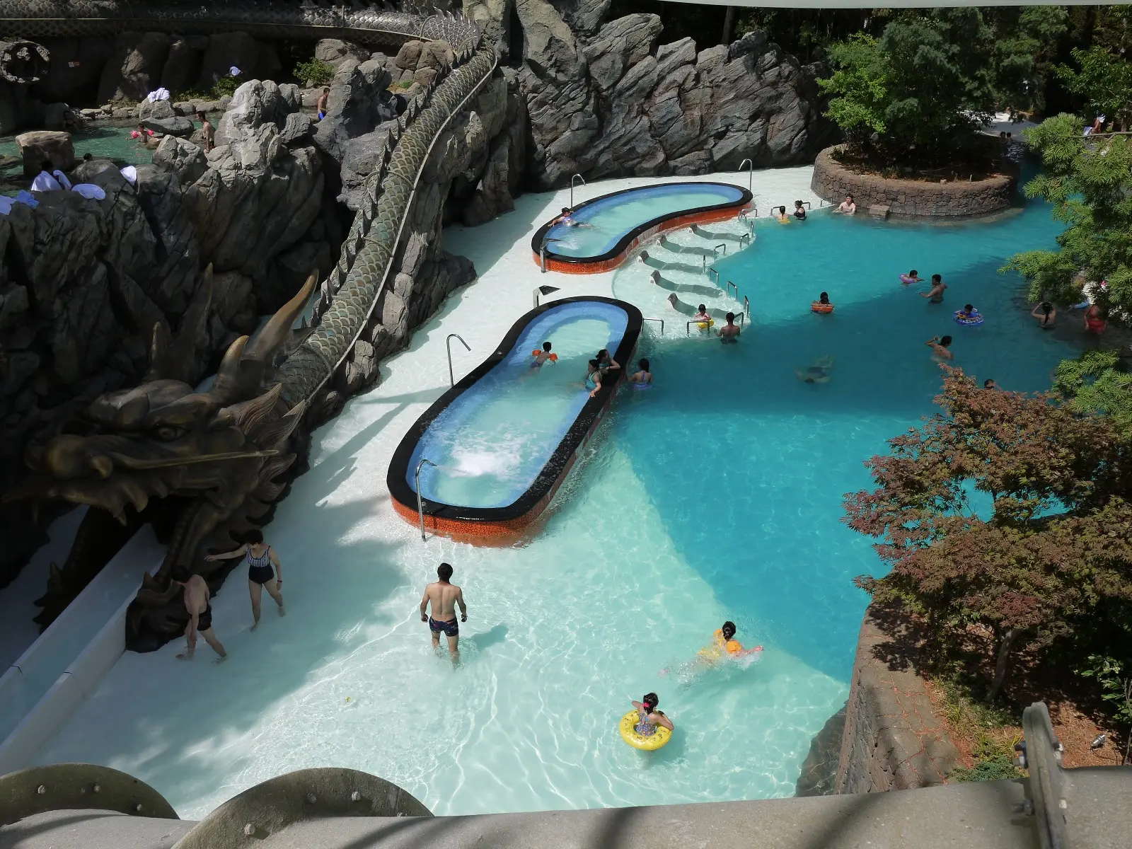 Hotel and resort pools